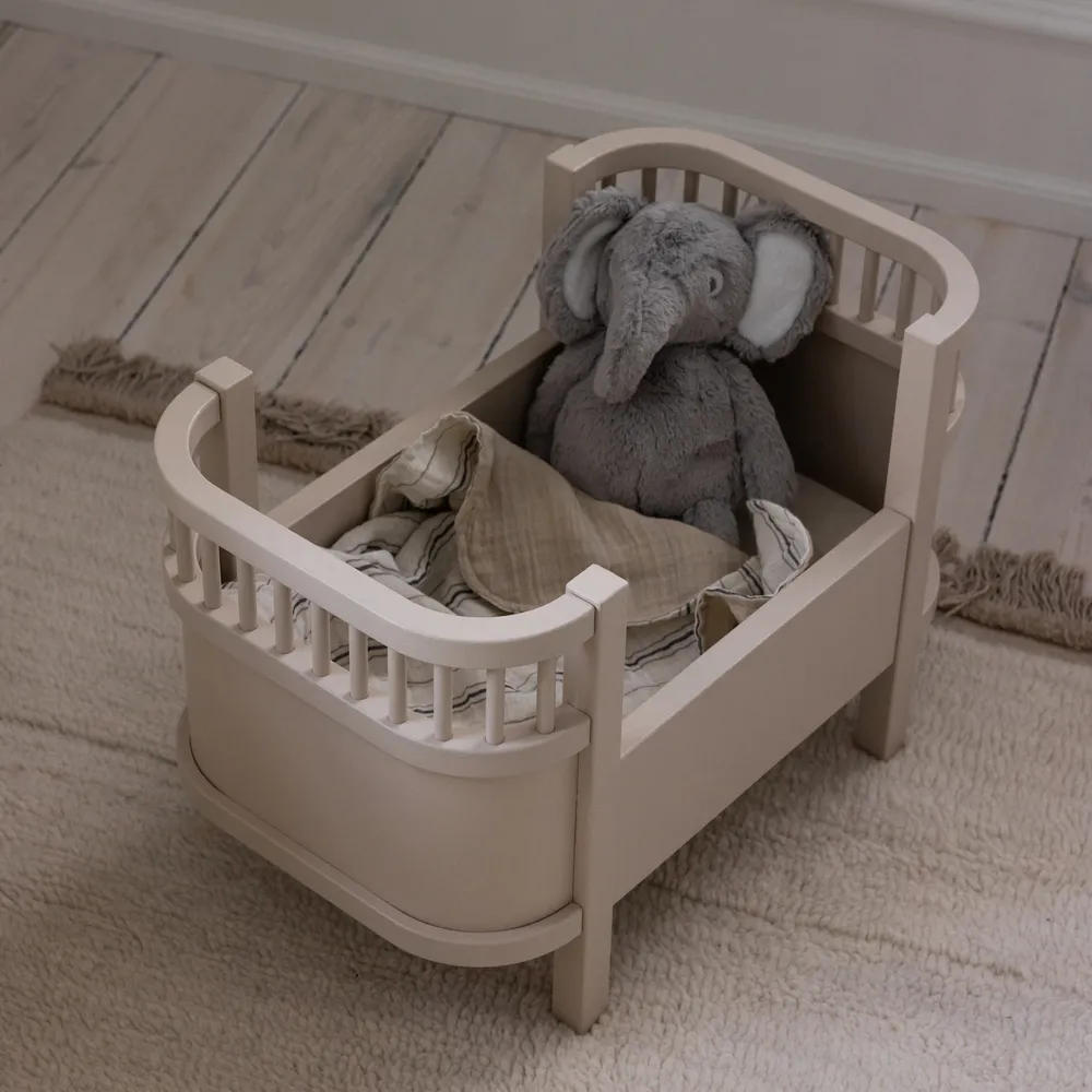 Sebra Docksäng med madrass Birchbark rose