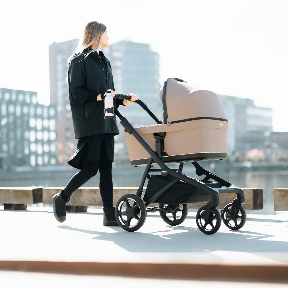 Thule Sleek 2 barnvagn bundle Tinted Taupe