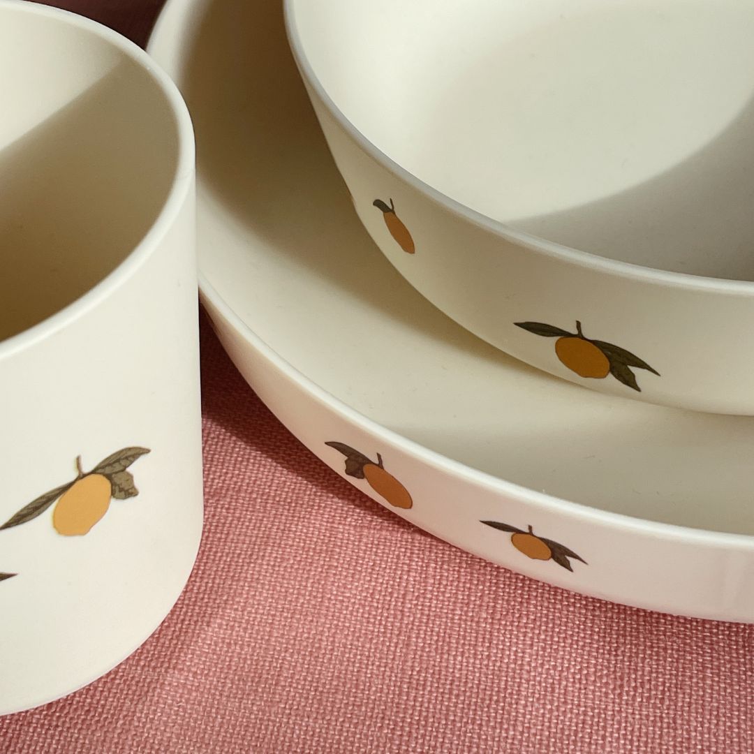 Konges Slöjd Pla Dinner Sets Lemon-One Size