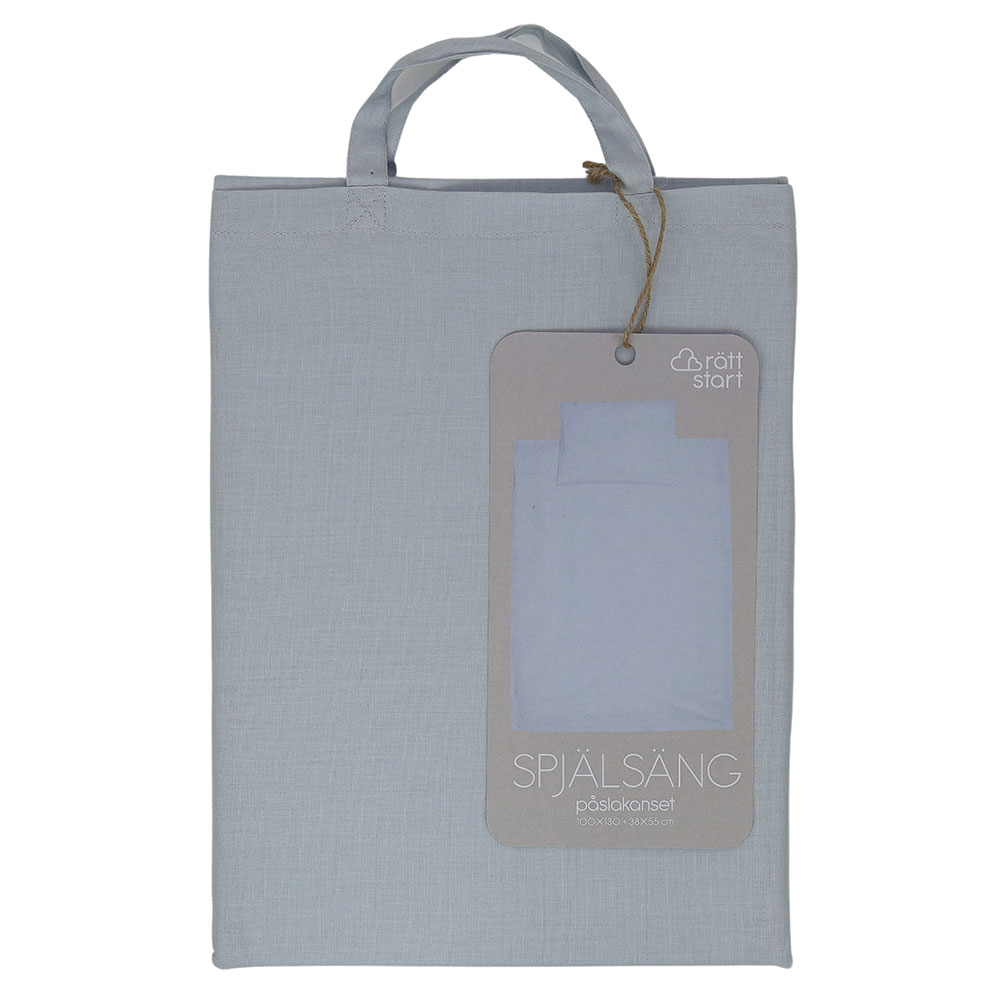 Rätt Start Påslakanset spjälsäng blå