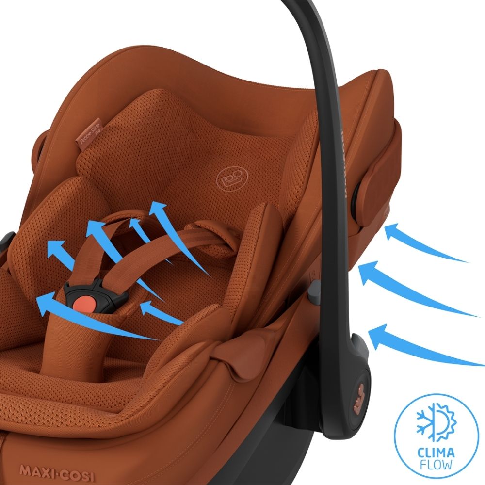 Maxi-Cosi Pebble Slide Pro Babyskydd Copper Terra