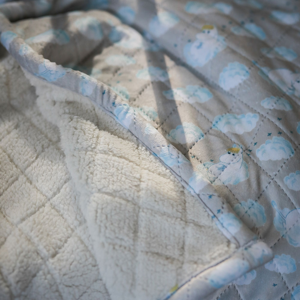 Rätt Start filt Quiltad Mumin Festligheter