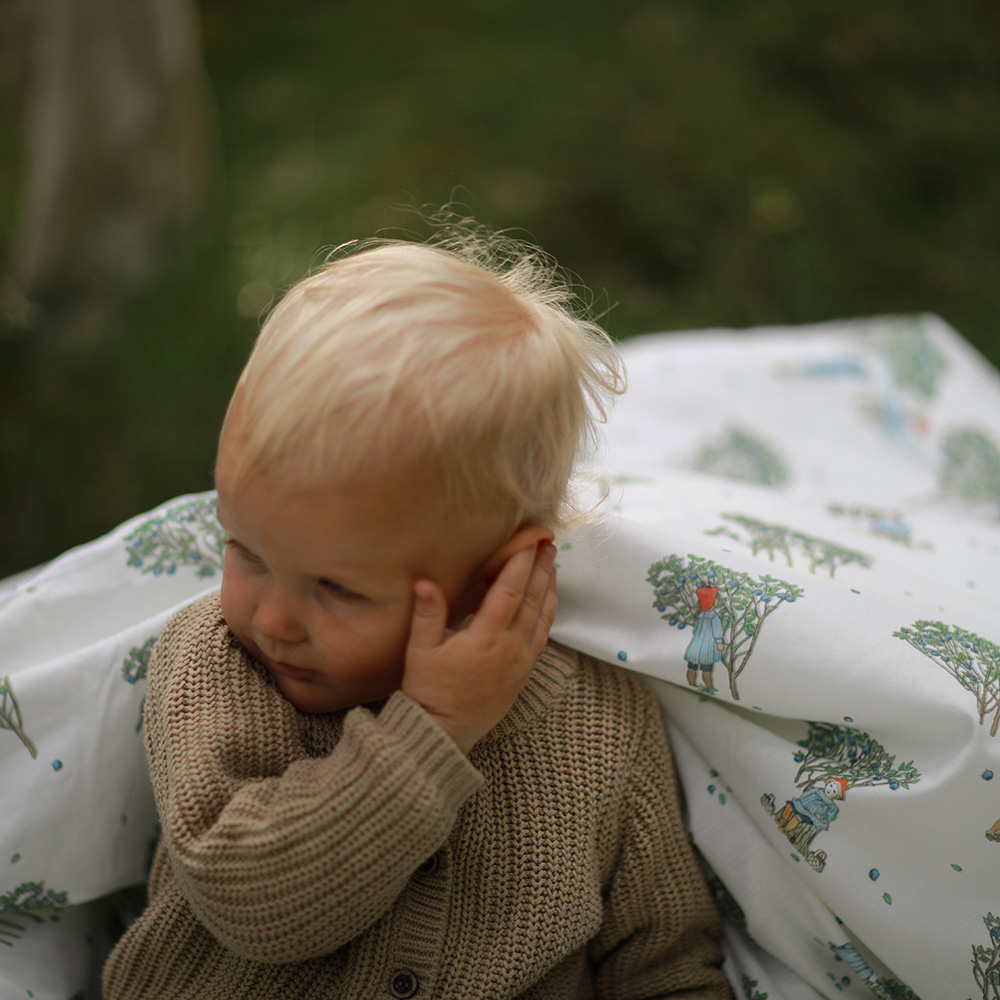 Rätt Start Beskow Putte i Blåbärsskogen Påslakanset vagn/vagga