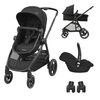 Maxi-Cosi Zelia3 Set Essential Black (Zelia3 & CabrioFix I-Size & Adap