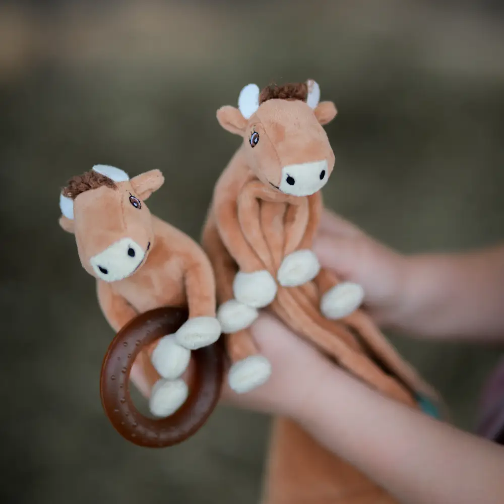 Rätt start Mamma Mu Bitleksak med naturgummiring