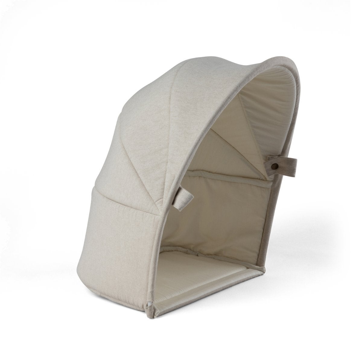 Sebra Babynest 3-i-1 med huv morning beige melange
