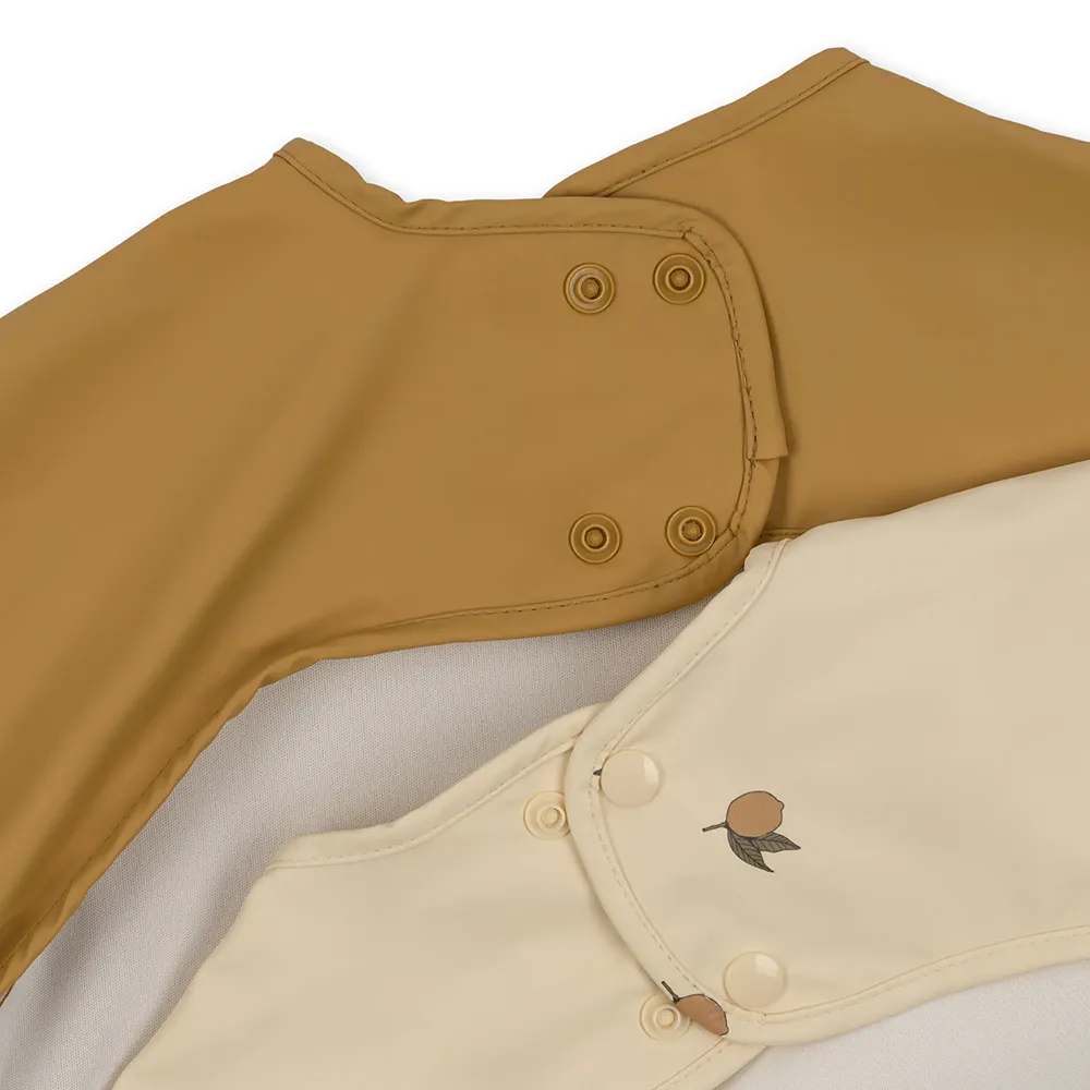 Konges Slöjd 2 Pack Haklapp med ärm Lemon