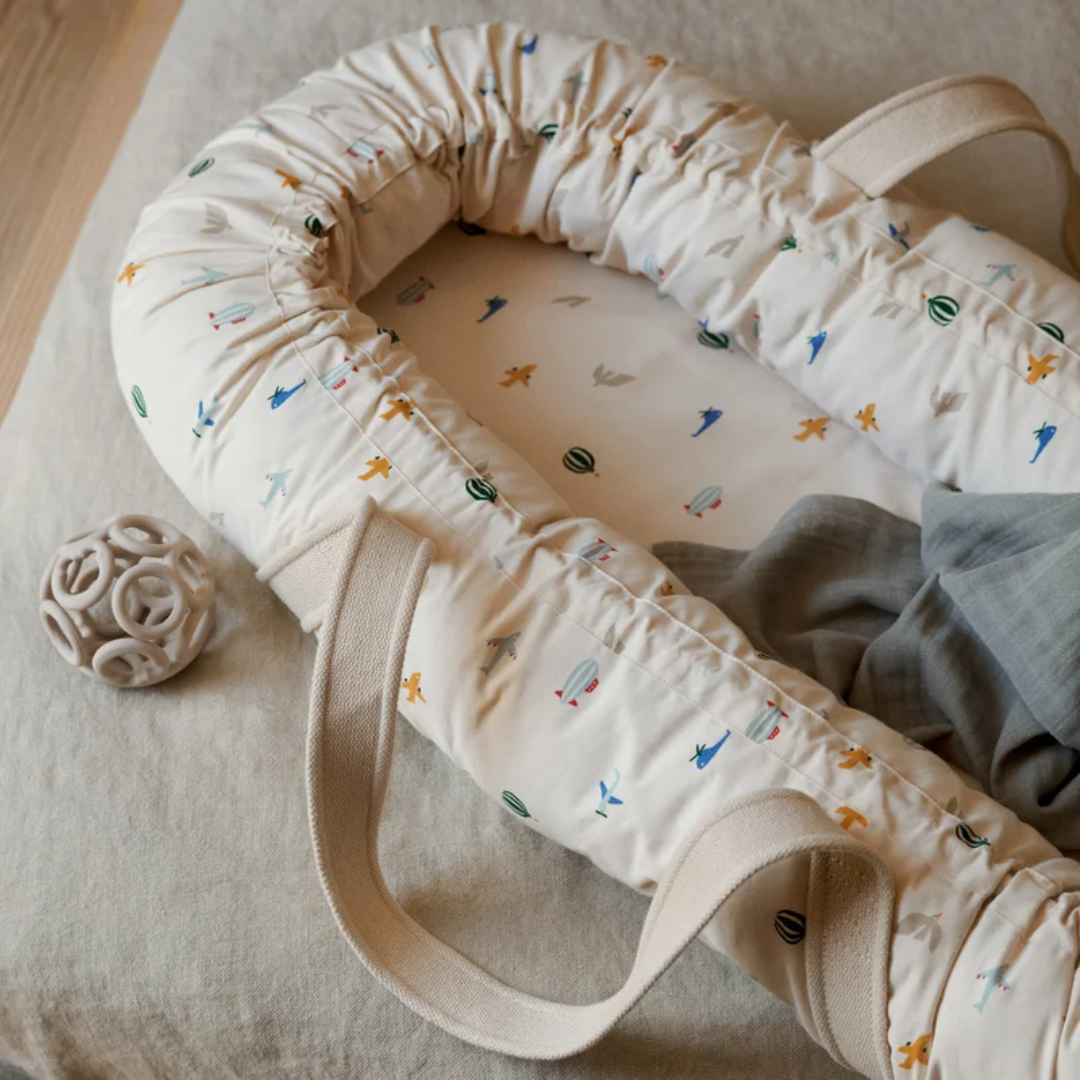 Liewood Gro Printed Babylift Aviator / Ecru