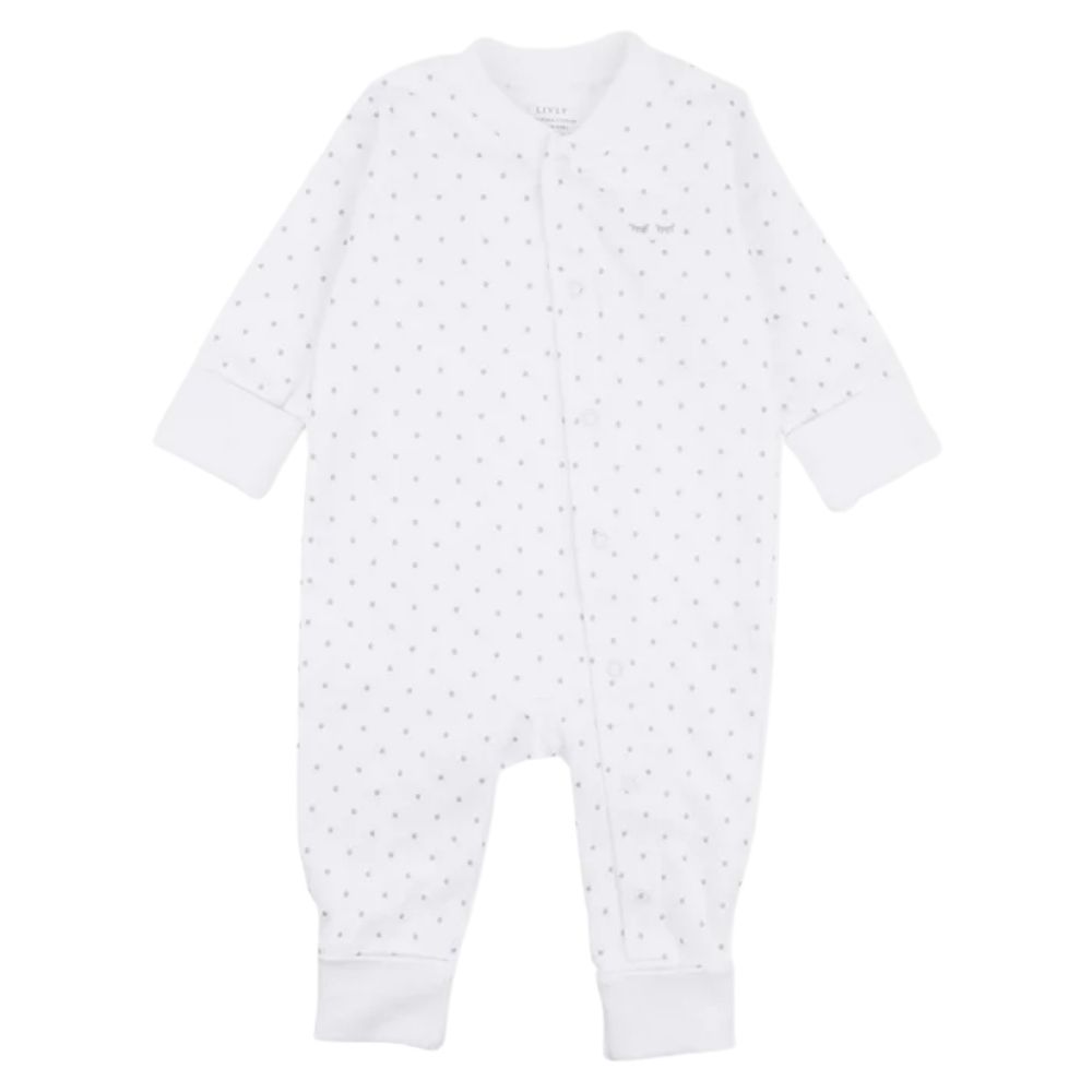 Livly Saturday Overall 1-3m/56-62 White