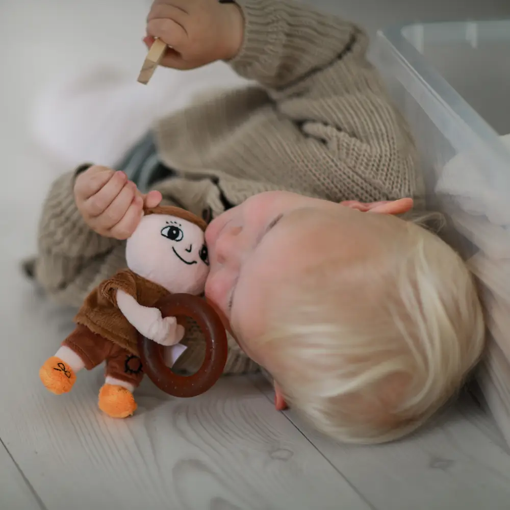 Rätt start Alfons Åberg Bitleksak med naturgummiring