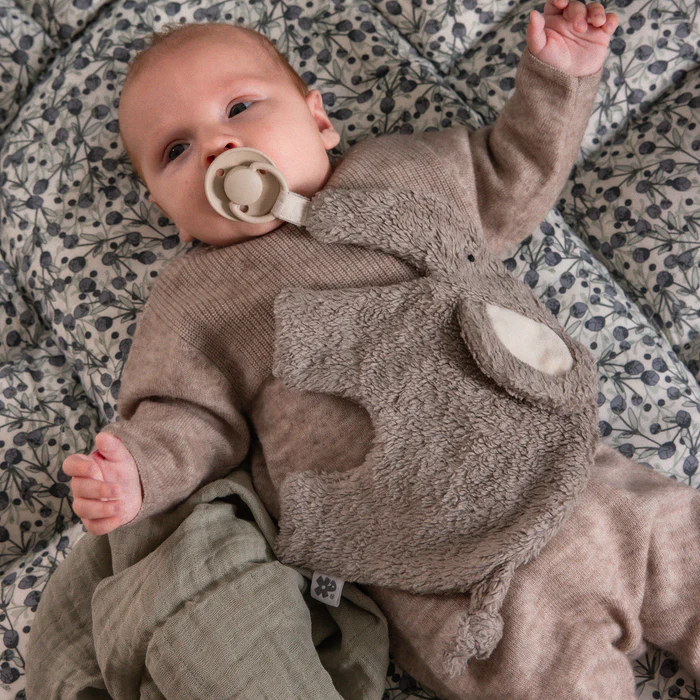 Sebra Snuttefilt till Napp Fanto grey