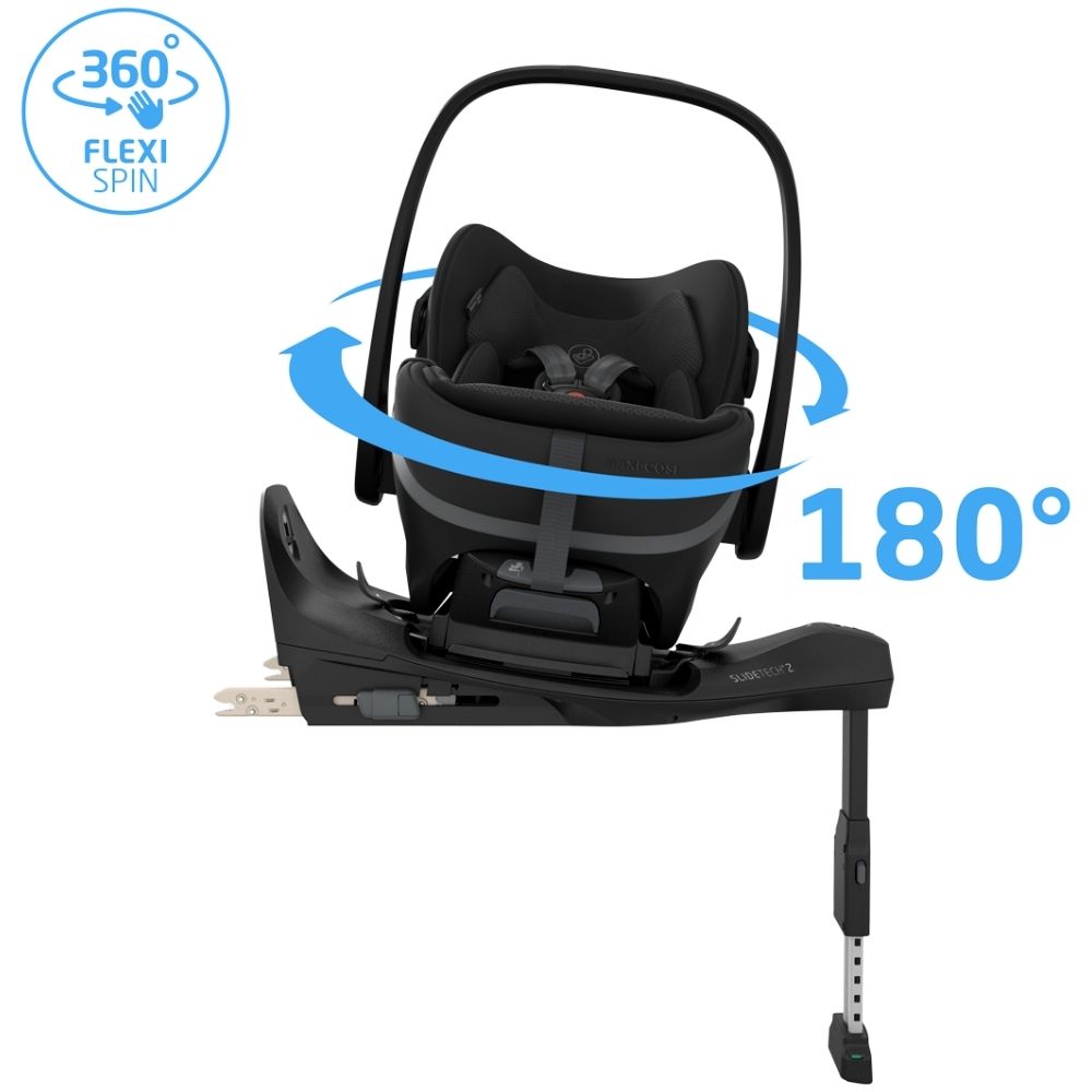 Maxi-Cosi Pebble Slide Pro Babyskydd Onyx Black