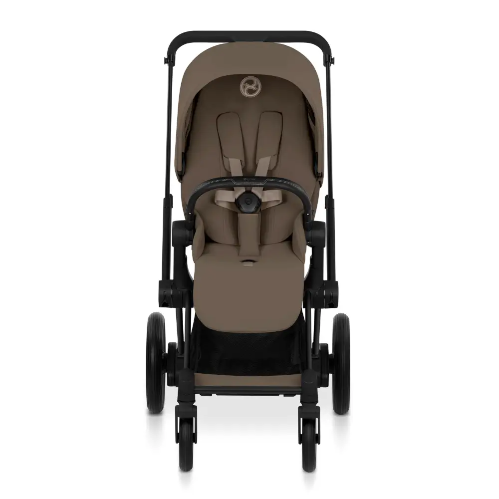 Cybex ePriam Barnvagn Matt Black/Coconut Brown