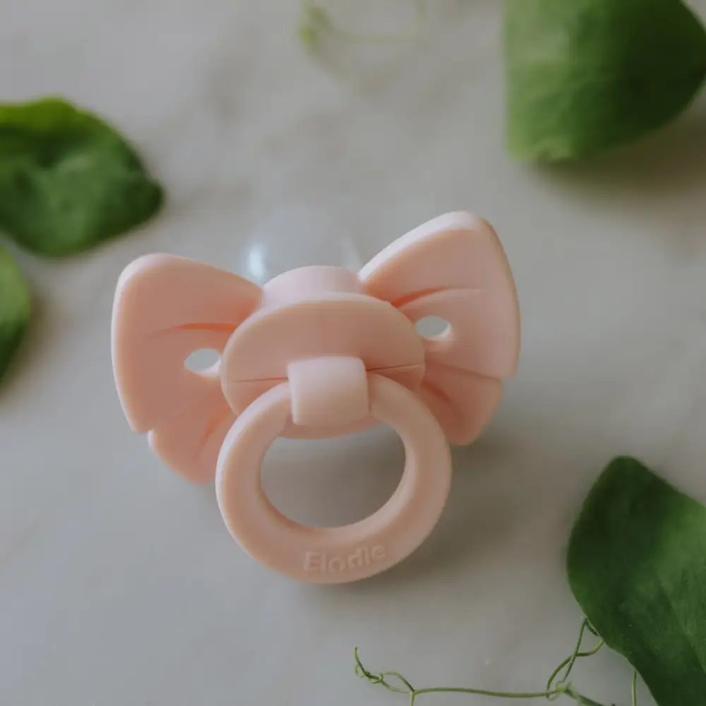 Elodie Binky Bow Napp Misty Pink One size