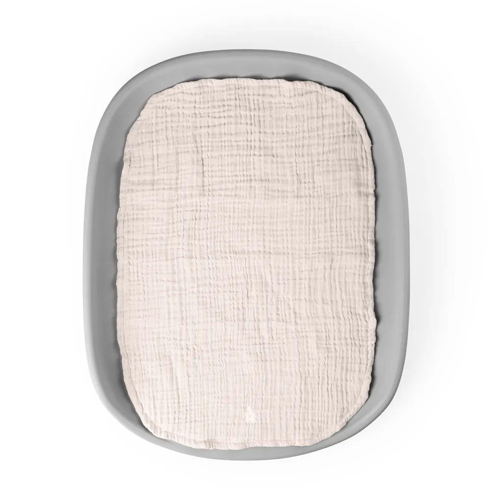 Sebra Skötbäddsunderlägg 2-pack muslin rose