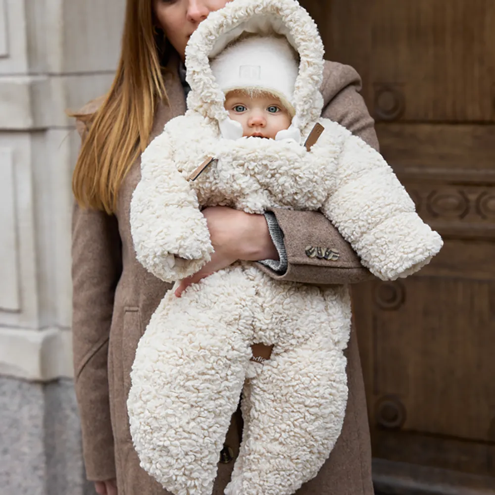 Elodie Details Baby Overall Soft Sherpa 6-12m