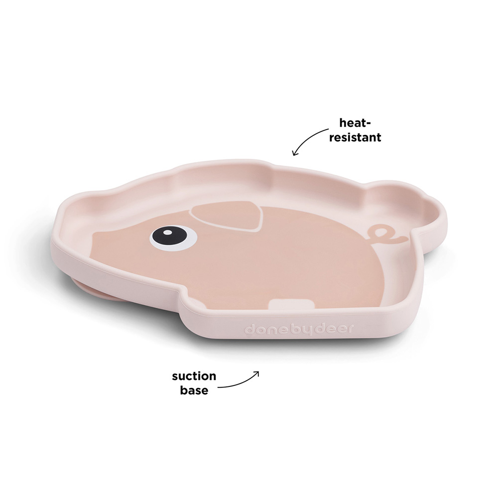 Done by Deer silikon snackstallrik Pigee Powder