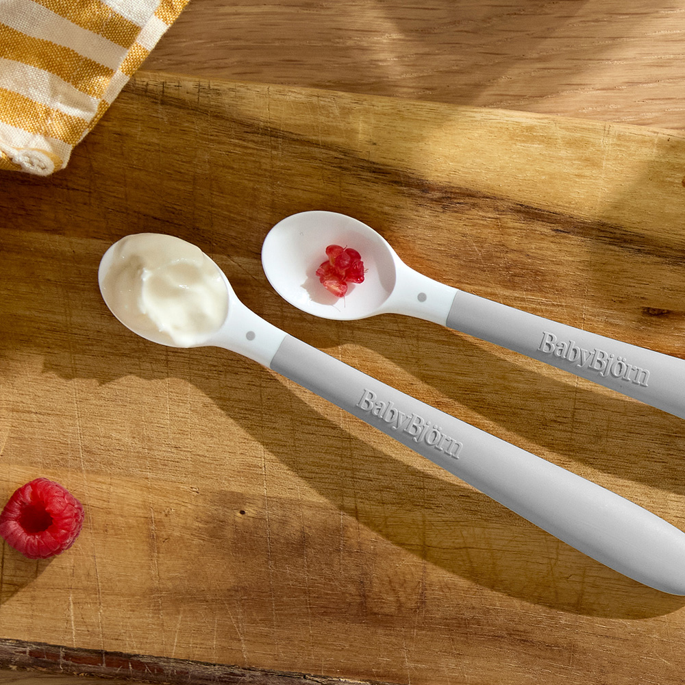 Babybjörn skedar, 2-pack Grey       