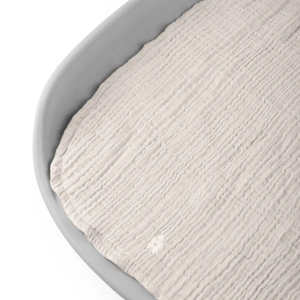 Sebra Skötbäddsunderlägg 2-pack muslin rose