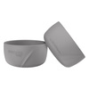 Everyday Baby silikonskål 2-pack Quiet Grey