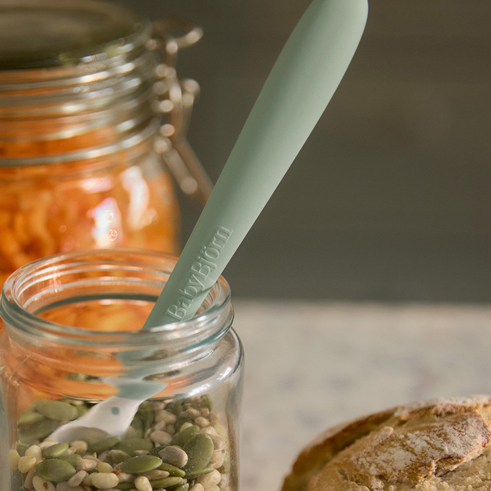 Babybjörn skedar, 2-packPowder Green                                                                      