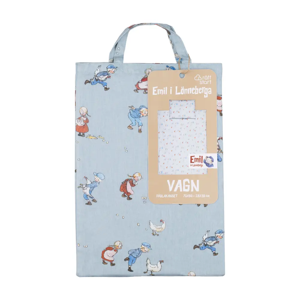 Rätt Start Emil i Lönneberga Påslakanset vagn/vagga