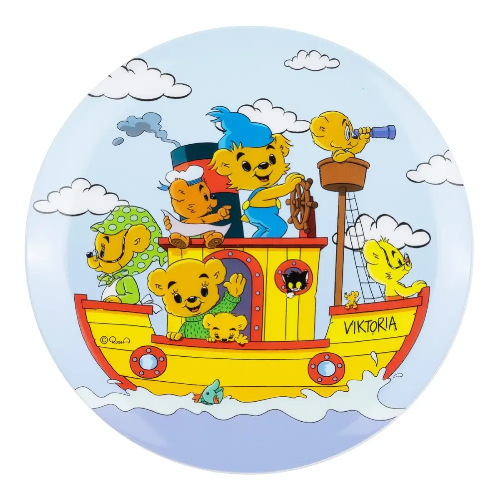 Rätt start Bamse Viktoria Flat tallrik