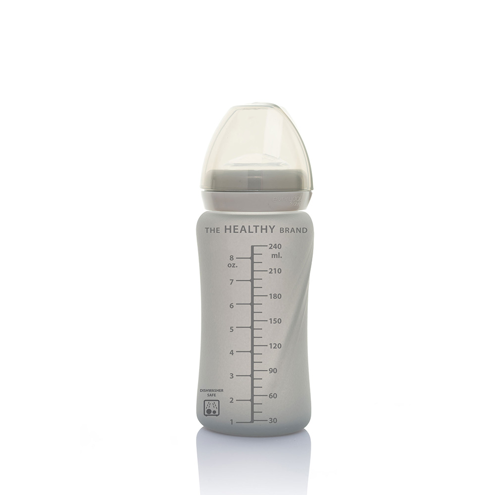 Everyday Baby nappflaska Healthy + 240 ml -  Quiet Gray