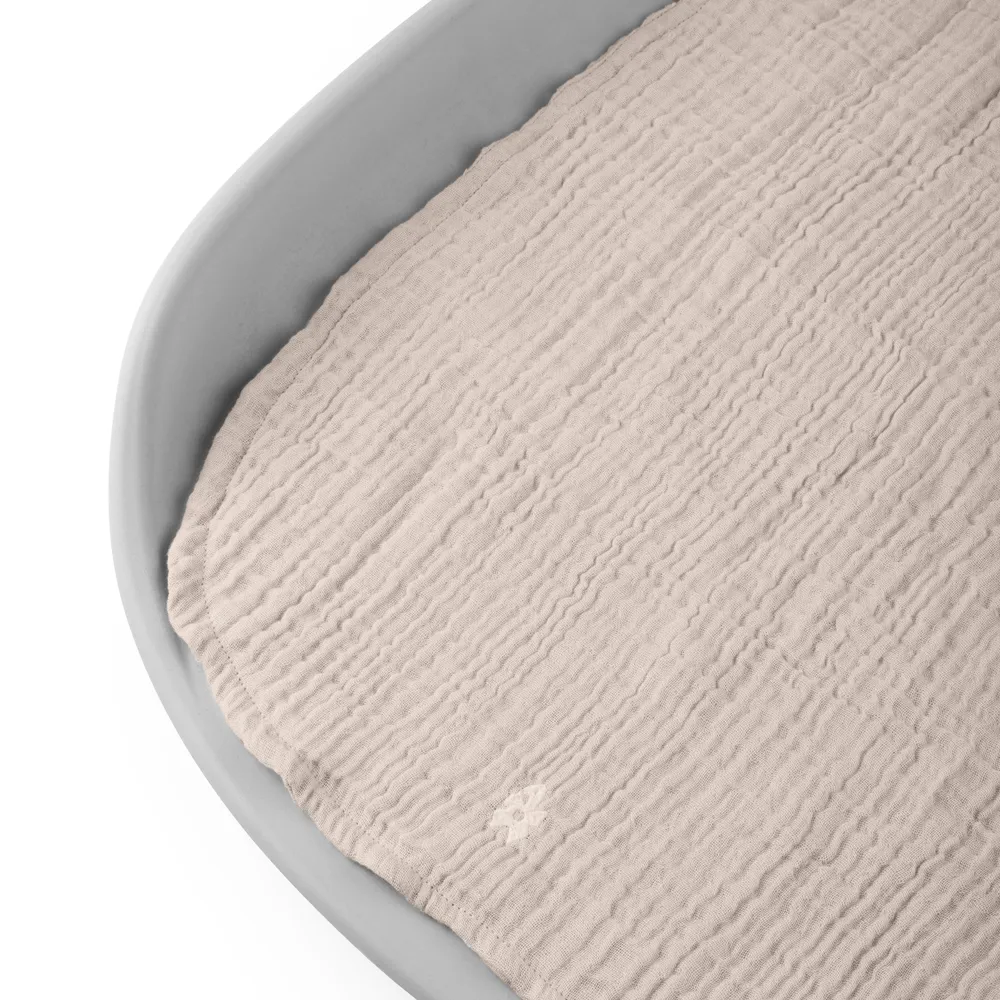 Sebra Skötbäddsunderlägg 2-pack muslin beige