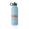Liewood Falk Vattenflaska 500 ml Tiger / Beach blue
