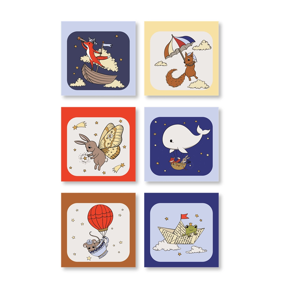 Filibabba vattenmålarbok Dreamy Adventurers