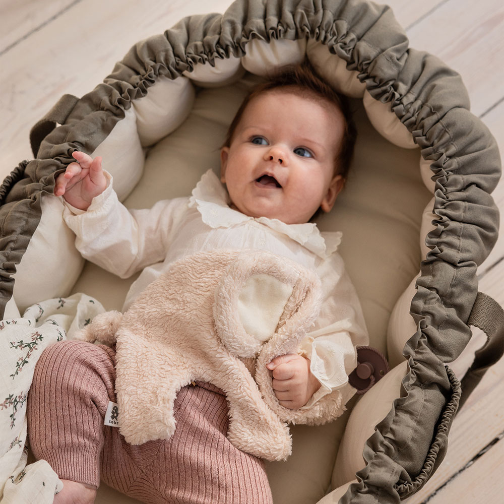 Sebra 3-in-1 Baby Nest dark olive