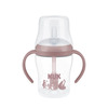 NUK perfect match napplflaska med handtag och sugrör 150 ml, bear 8 mån+
