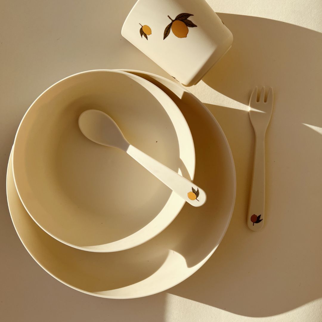 Konges Slöjd Pla Dinner Sets Lemon-One Size