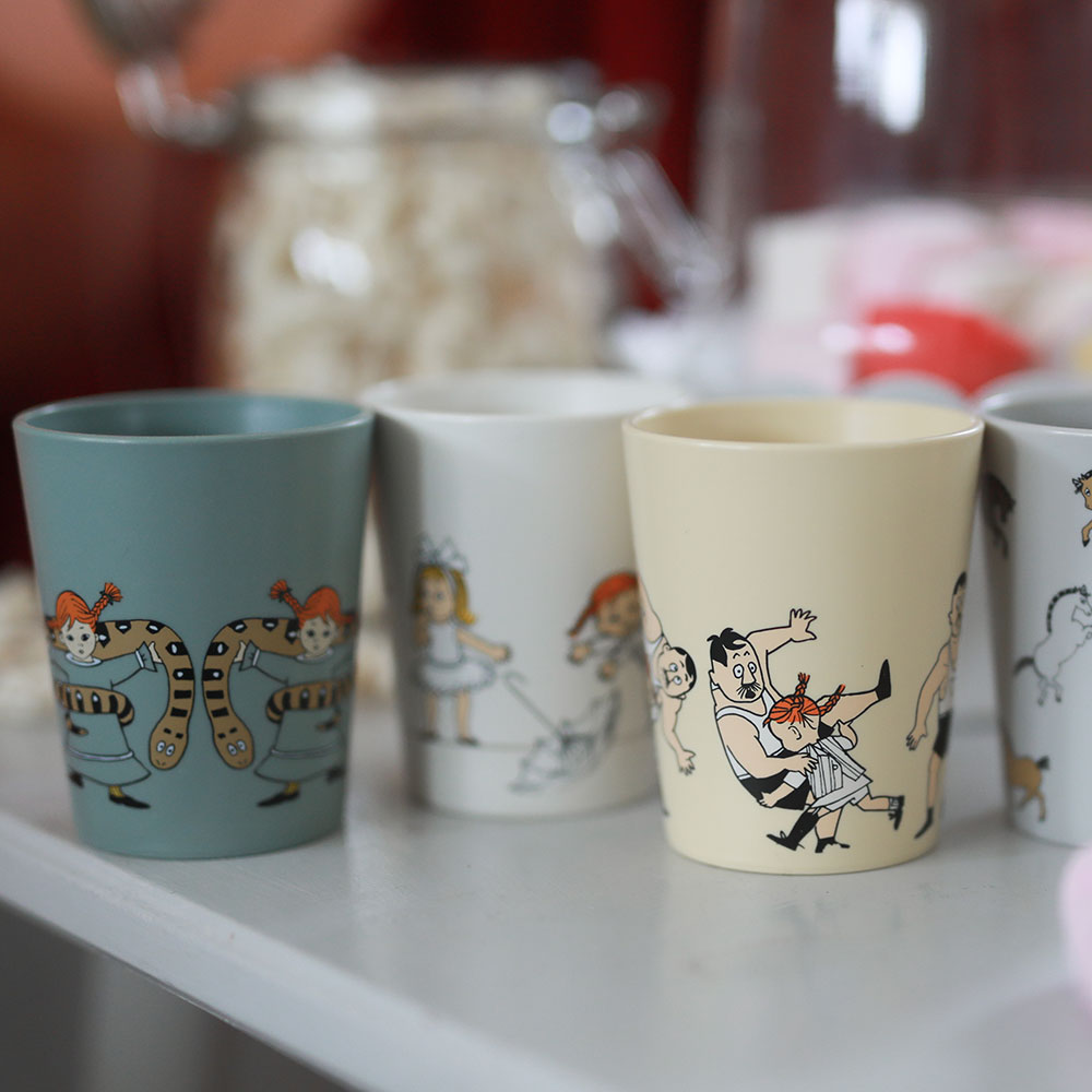 Rätt Start Pippi Cirkus Tumblermugg grön