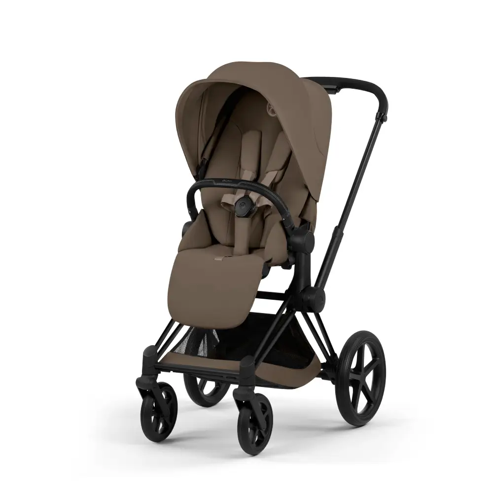 Cybex Priam Barnvagn Matt Black/Coconut Brown