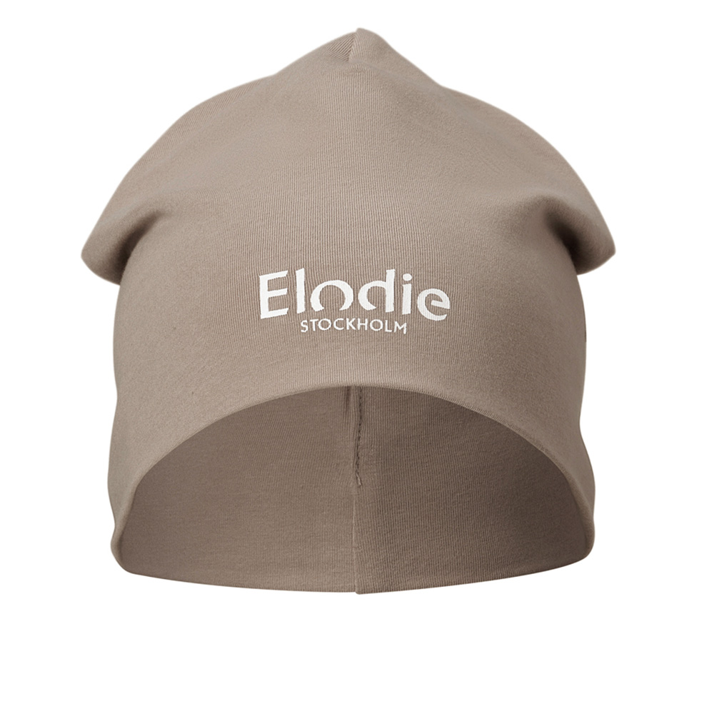 Elodie Details bomullsmössa logo Tender Taupe 2-3 y