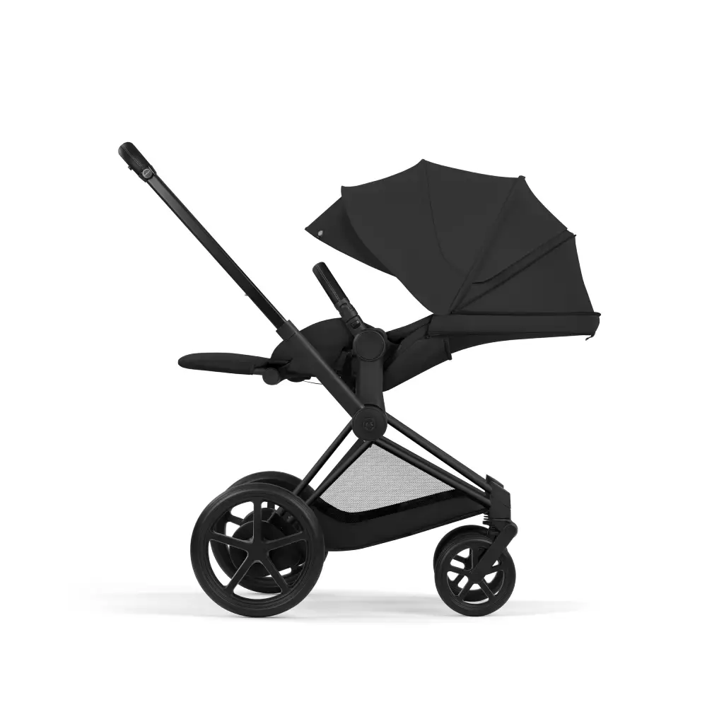 Cybex ePriam Barnvagn Matt Black/Sepia Black