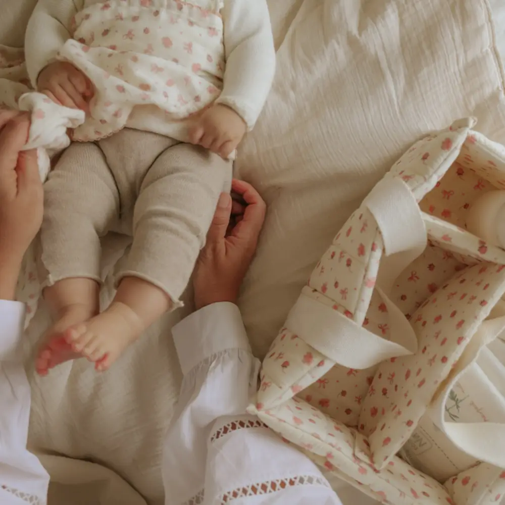 Elodie Muslinfilt Petit River Rose En storlek