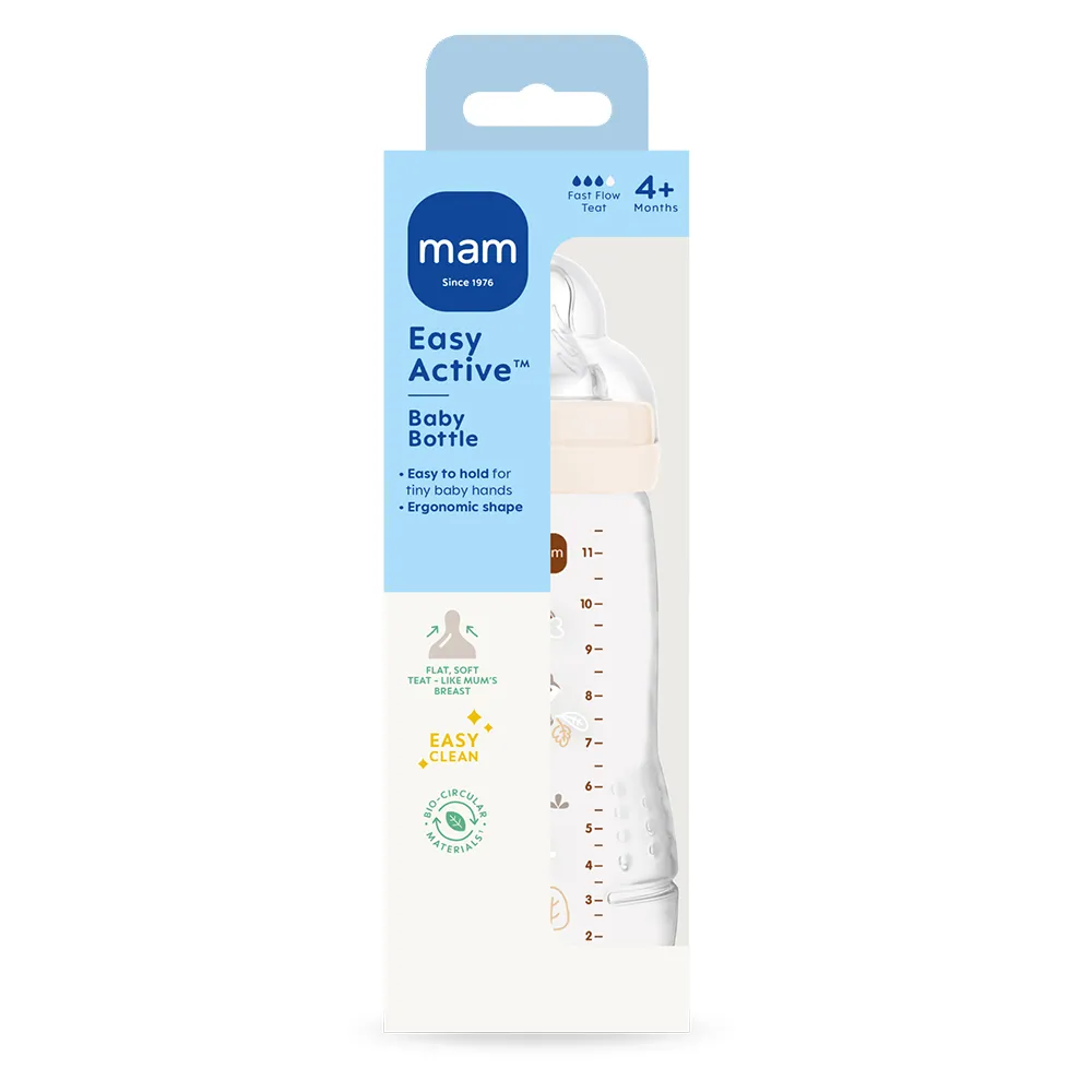 MAM Easy Active Nappflaska 330ml Neutral