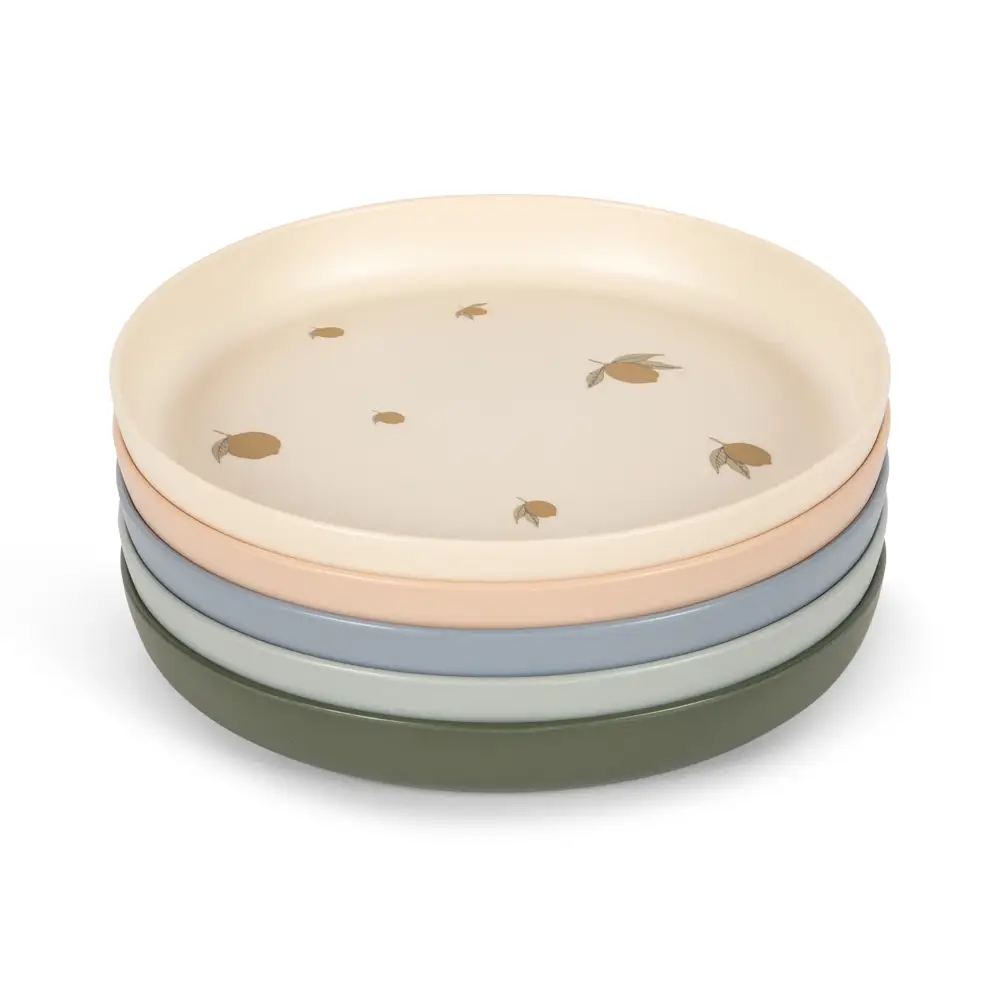 Konges Slöjd 5 Pack Tallrikar Lemon Mix