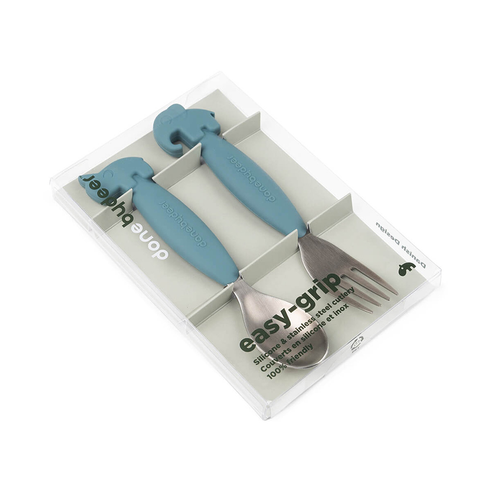 Done By Deer greppvänliga bestick-Deer friends Blue