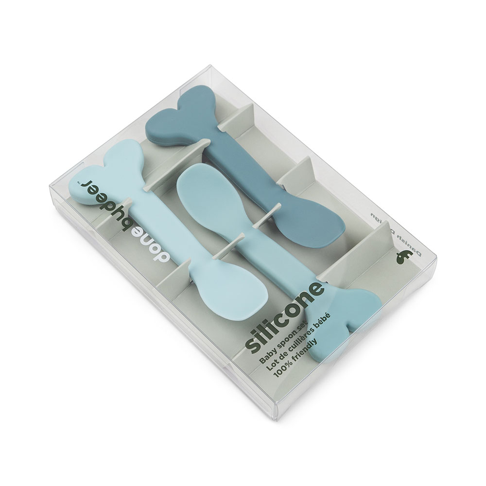 Done by Deer silikonsked 3-pack Wally Blue