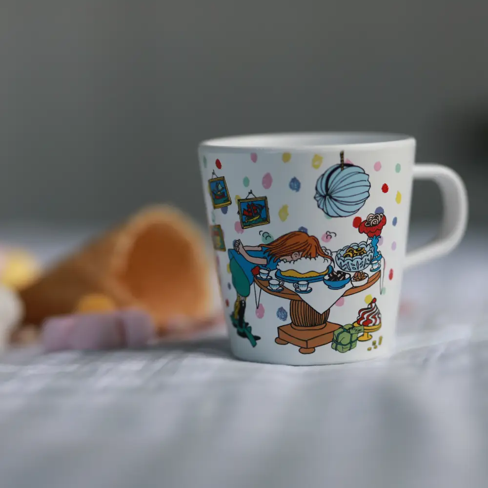 Rätt start Pippi Födelsedag Mugg med handtag