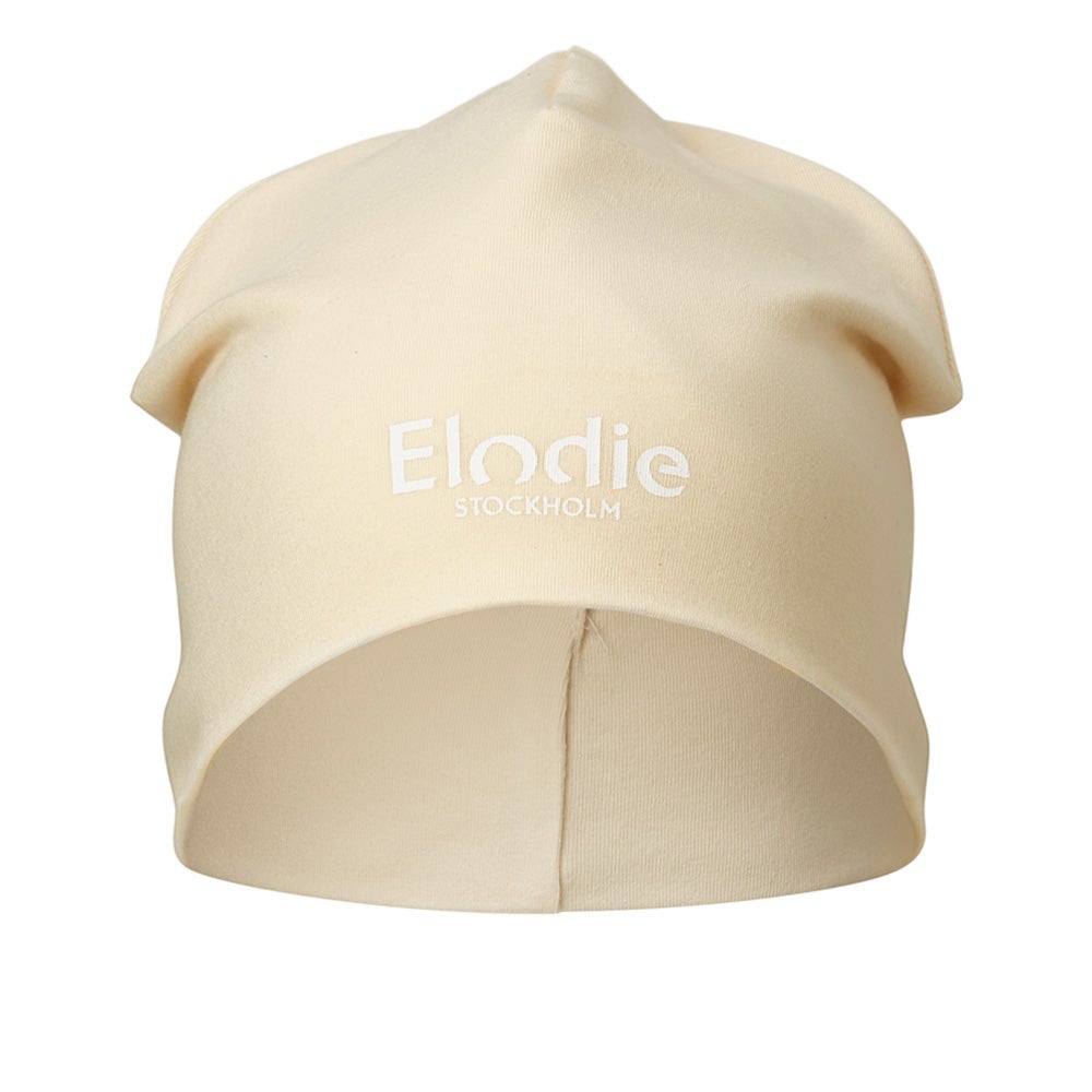 Elodie Details bomullsmössa Logo Oat White 2-3 y