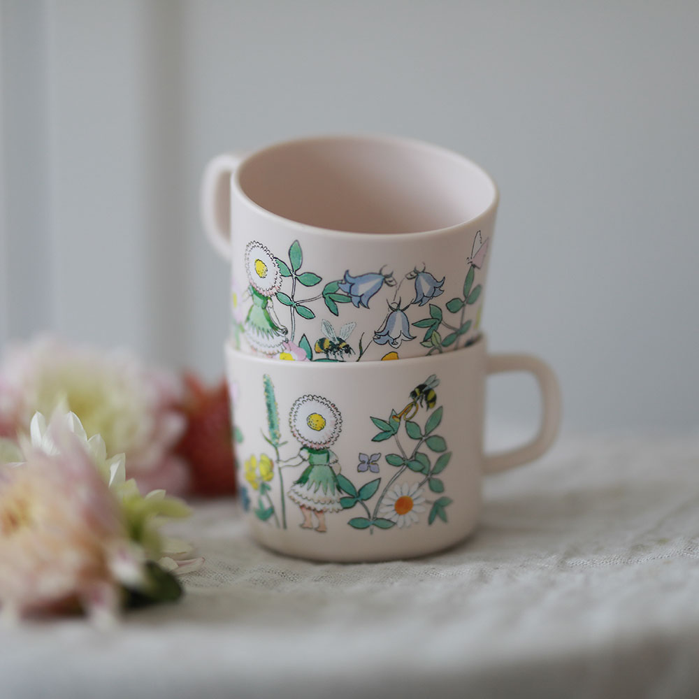 Rätt Start Beskow Blomsterfesten Mugg med handtag