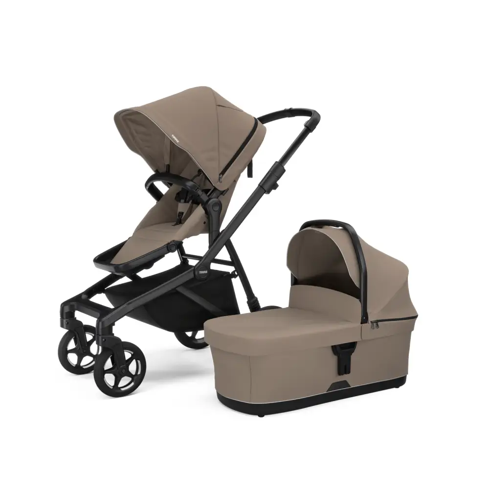 Thule Sleek 2 barnvagn bundle Tinted Taupe