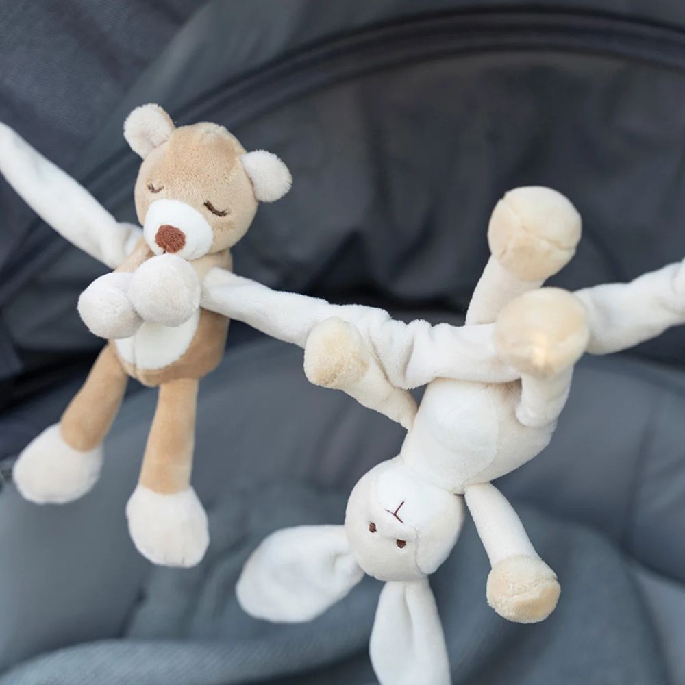 Teddykompaniet Diinglisar Vagnhänge Nalle och Kanin