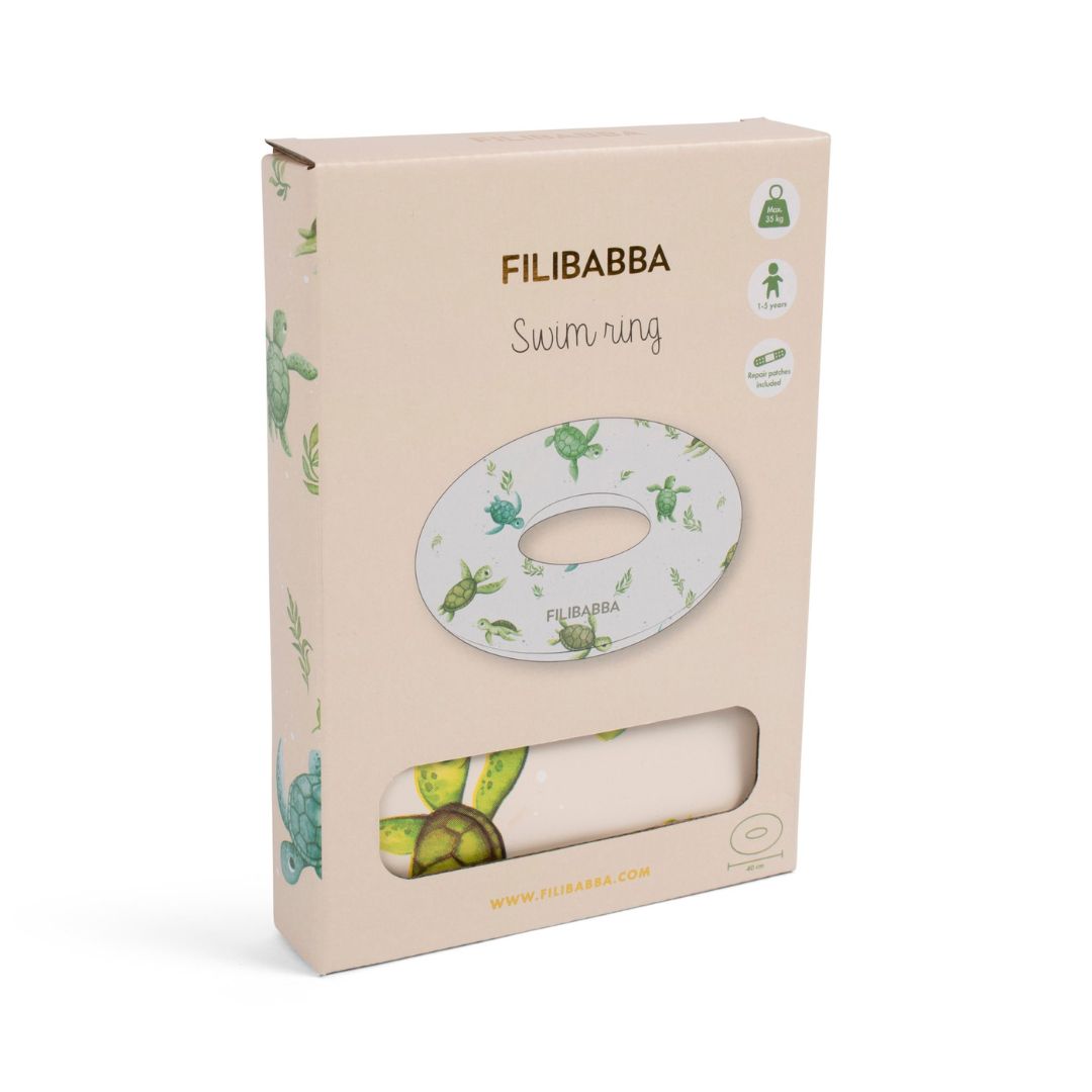 Filibabba Badring Alfie - Första simturen