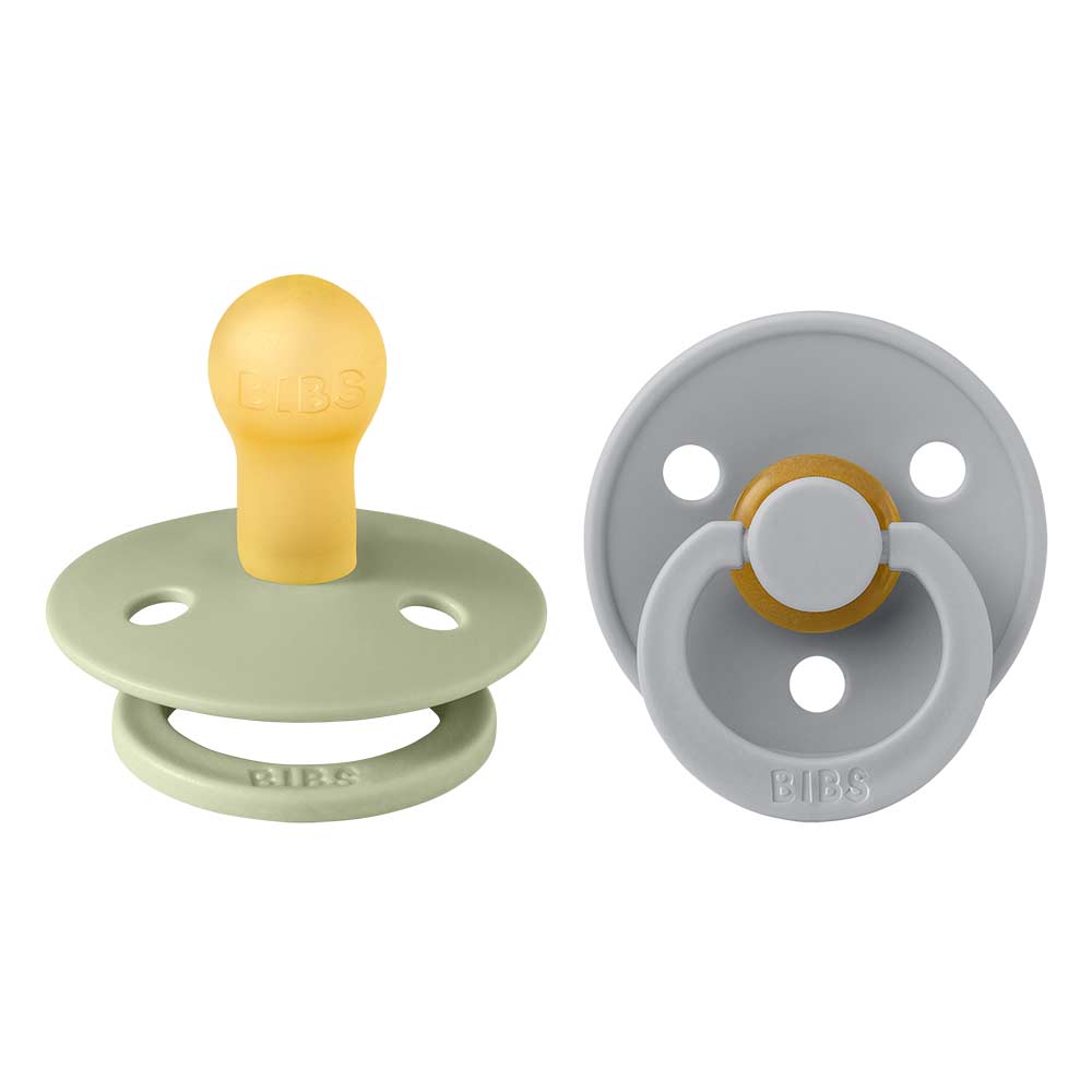 BIBS napp 2-pack Sage/Cloud 0-6 mån